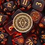 Tome of the Evil Eye - 10 Dice Polyset / Coin / Dice Tray