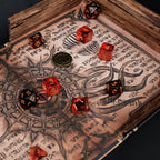 Tome of the Evil Eye - 10 Dice Polyset / Coin / Dice Tray