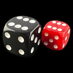 UK Made Dice Lustrous Red with White 36 x D6 Dice Set