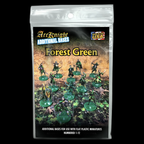 ArcKnight Additional Round Bases Numbered 1-12 - Opaque Forest Green