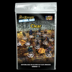 ArcKnight Additional Round Bases Numbered 1-12 - Translucent Clear