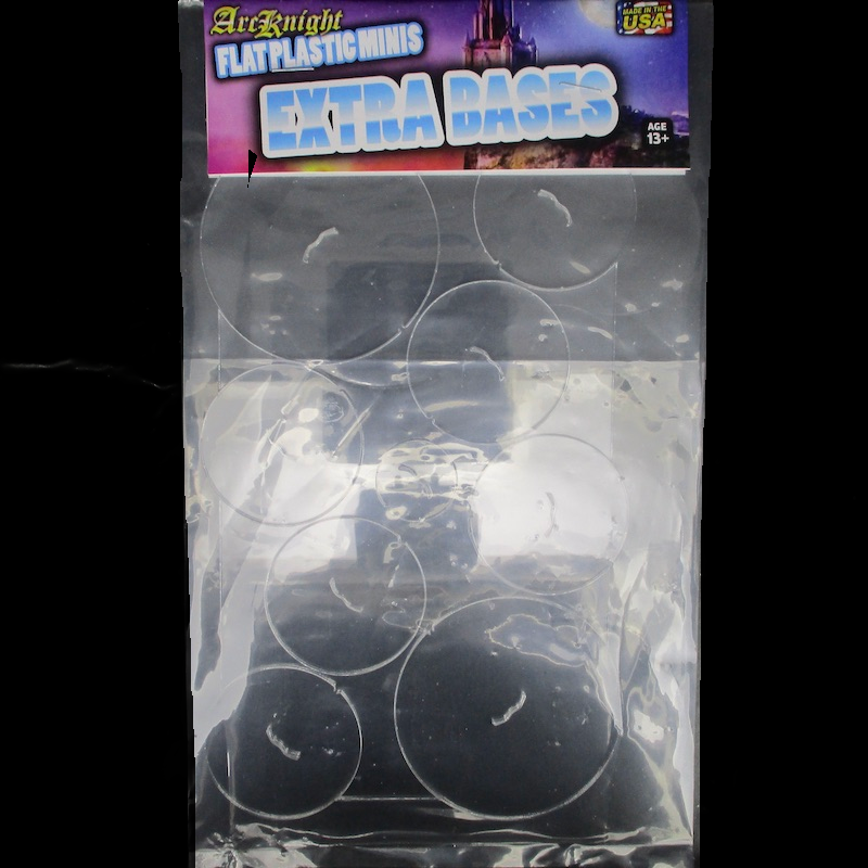 ArcKnight Flat Plastic Miniatures - Round Giant Extra Bases
