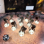 ArcKnight Flat Plastic Miniatures - Bone Guard Warband - 10 Minis