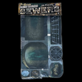 ArcKnight Flat Plastic Miniatures - Roleplaying Objects - Sewers - 24 Pieces