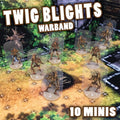 ArcKnight Flat Plastic Miniatures - Twig Blights Warband - 10 Minis