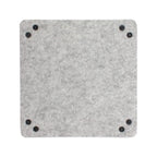 Folding Heathered Felt Dice Tray - Arctic