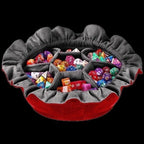 HALF PRICE TDSO God Emperor Dice Bag - MASSIVE with 7 Compartments - Red