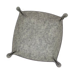 Folding Heathered Felt Dice Tray - Blizzard