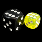 TDSO Bright Gem Citrine 36 x D6 Dice Set