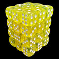 TDSO Bright Gem Citrine 36 x D6 Dice Set