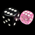 TDSO Bright Gem Rose 12mm D6 Spot Dice
