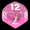 TDSO Bright Gem Rose D12 Dice