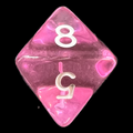 TDSO Bright Gem Rose D8 Dice