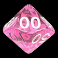 TDSO Bright Gem Rose Percentile Dice