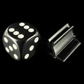 CLEARANCE Card / Paper Figure Stand Rectangular 18mm x 20mm Black