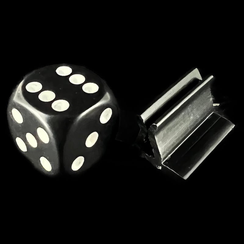 CLEARANCE Card / Paper Figure Stand Rectangular 18mm x 20mm Black