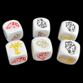HALF PRICE CLEARANCE Settlers Of Catan Dice Game - Complete Set of 6 x D6 Dice