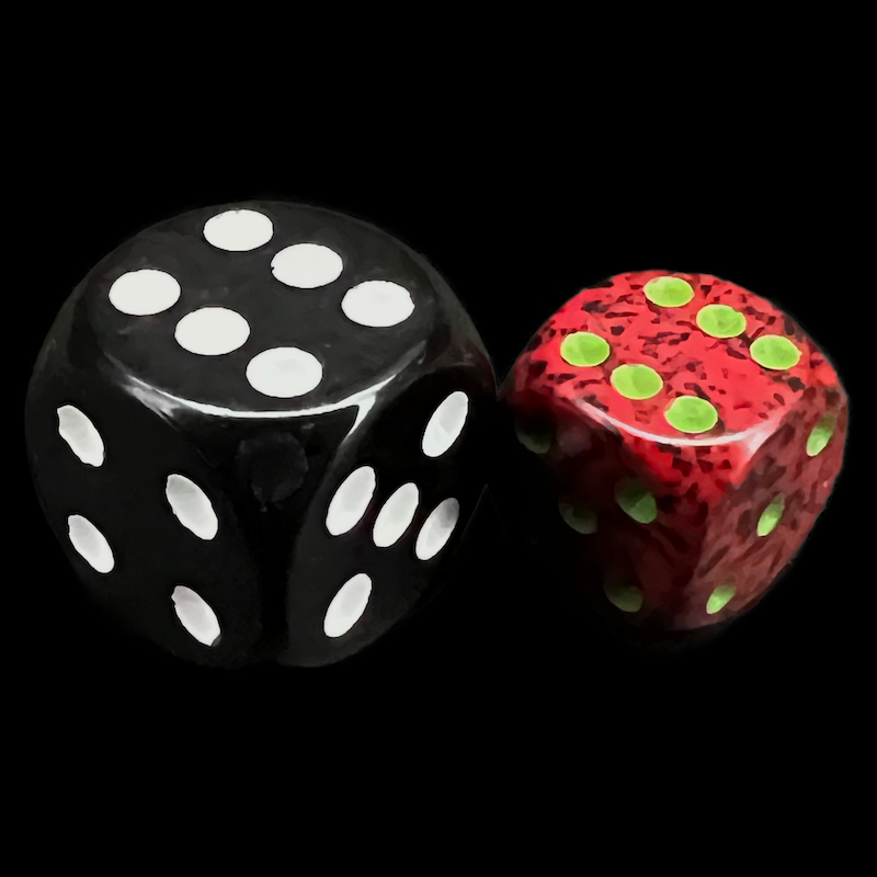 Chessex Speckled Strawberry 36 x D6 Dice Set