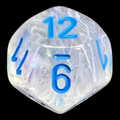 Chessex Borealis Icicle & Light Blue Luminary D12 Dice