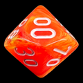 Chessex Vortex Solar Percentile Dice - Discontinued