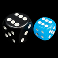 Chessex Cirrus Light Blue 12mm D6 Spot Dice - Discontinued