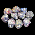 Chessex Festive Carousel & White 10 x D10 Dice Set