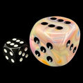 Chessex Festive Circus & Black BIG 30mm D6 Spot Dice