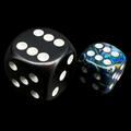 Chessex Festive Green 12mm D6 Spot Dice - Discontinued