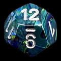 Chessex Festive Green D12 Dice - Discontinued