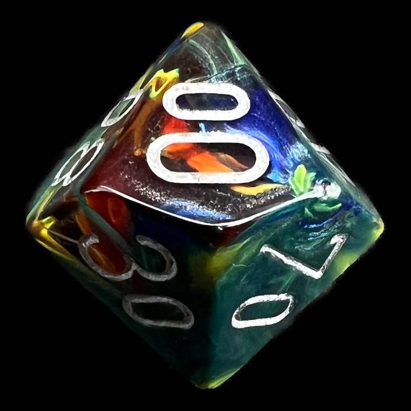 Chessex Festive Green Percentile Dice - Discontinued