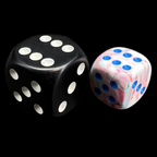 Chessex Festive Pop Art & Blue 36 x D6 Dice Set