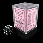 Chessex Festive Pop Art & Blue MINI-HEDRAL 7 Dice Polyset with Dice Cube