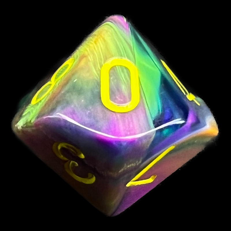 Chessex Festive Rio D10 Dice - Discontinued