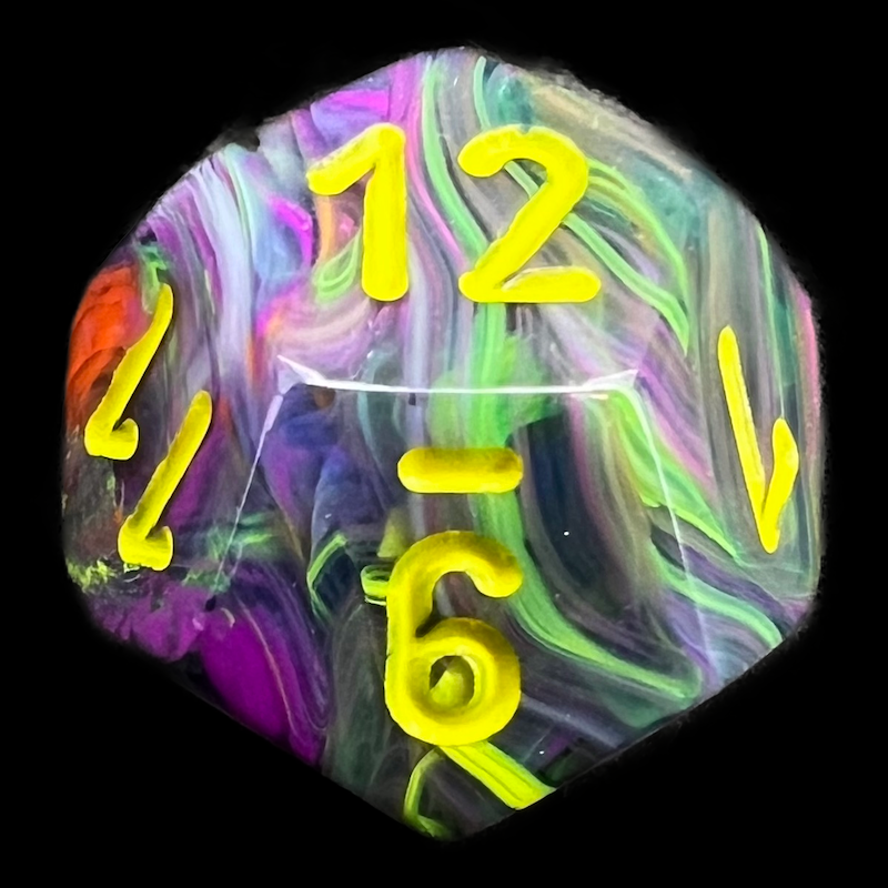 Chessex Festive Rio D12 Dice - Discontinued