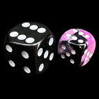 Chessex Gemini Black & Pink 36 x D6 Dice Set
