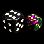 Chessex Gemini Green & Purple 36 x D6 Dice Set