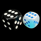 Chessex Gemini Pearl Turquoise & White 36 x D6 Dice Set