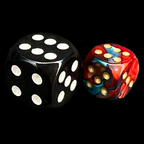 Chessex Gemini Red & Teal 36 x D6 Dice Set