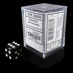 Chessex Gemini Steel & Teal MINI-HEDRAL 7 Dice Polyset with Dice Cube