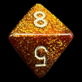 Chessex Glitter Gold & Silver D8 Dice