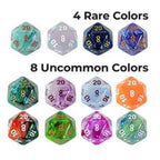 Chessex Hidden Wonders - 1 x Mystery 7 Dice Polyset LTD EDITION
