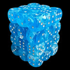 Chessex Luminary Sky Glow & Silver 36 x D6 Dice Set