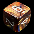 Chessex Lustrous Gold & Silver D6 Dice