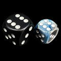 Chessex Lustrous Slate 12mm D6 Spot Dice - Discontinued