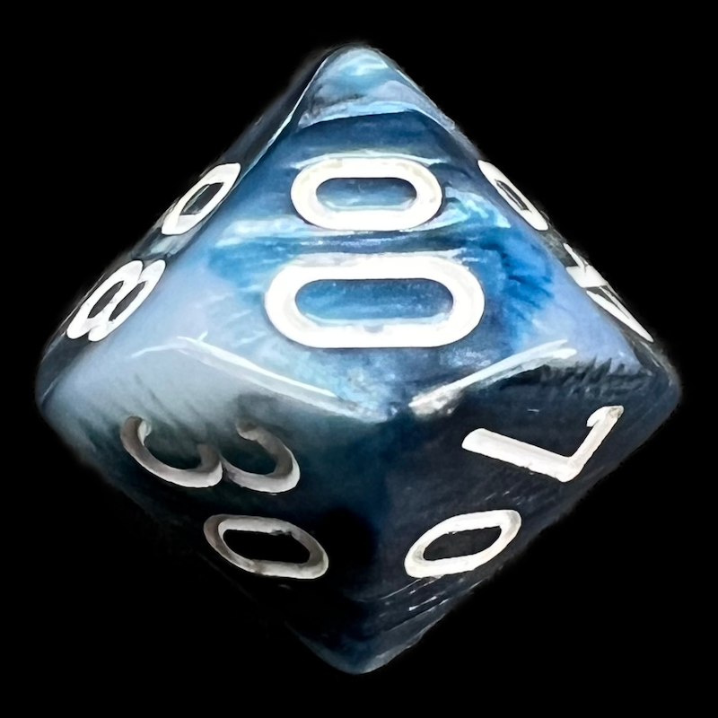 Chessex Lustrous Slate Percentile Dice - Discontinued