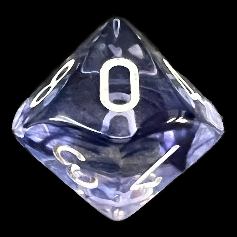 Chessex Nebula Black D10 Dice