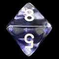 Chessex Nebula Black D8 Dice