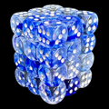 Chessex Nebula Dark Blue 36 x D6 Dice Set