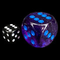Chessex Nebula Nocturnal & Blue Luminary BIG 30mm D6 Spot Dice