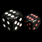 Chessex Opaque Black & Red 36 x D6 Dice Set